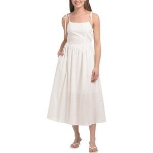 IDEM DITTO Eyelet Fit And Flare Dress